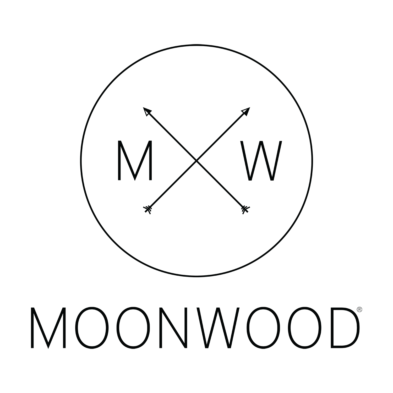 Moonwood Final Logo Set 2024_Combination Mark Logo_Black